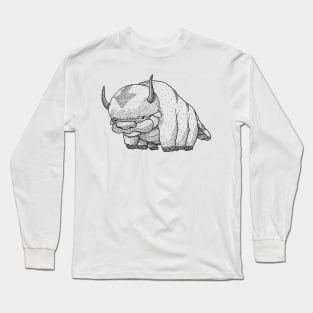 Appa the Sky Bison from Avatar The Last Airbender ATLA Fan Art Gift Long Sleeve T-Shirt